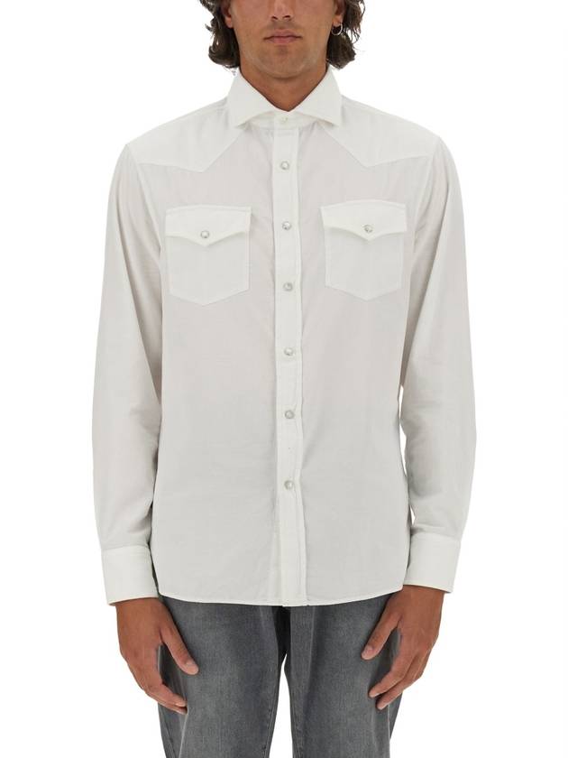 COTTON SHIRT - BRUNELLO CUCINELLI - BALAAN 1