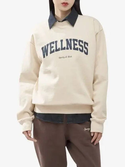 Wellness Ivy Sweatshirt Cream - SPORTY & RICH - BALAAN 2