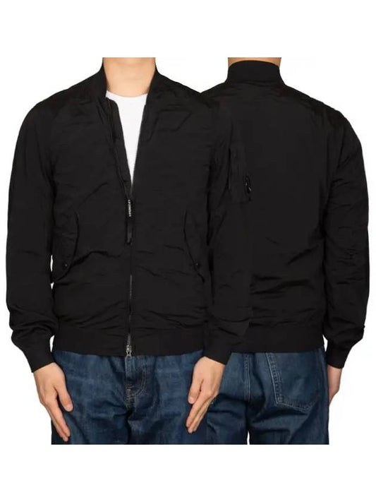 Nycra R Lens Bomber Jacket Black - CP COMPANY - BALAAN 2