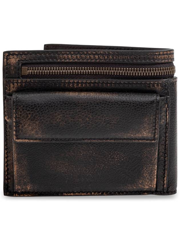 Balenciaga Leather Wallet With Logo, Men's, Brown - BALENCIAGA - BALAAN 3