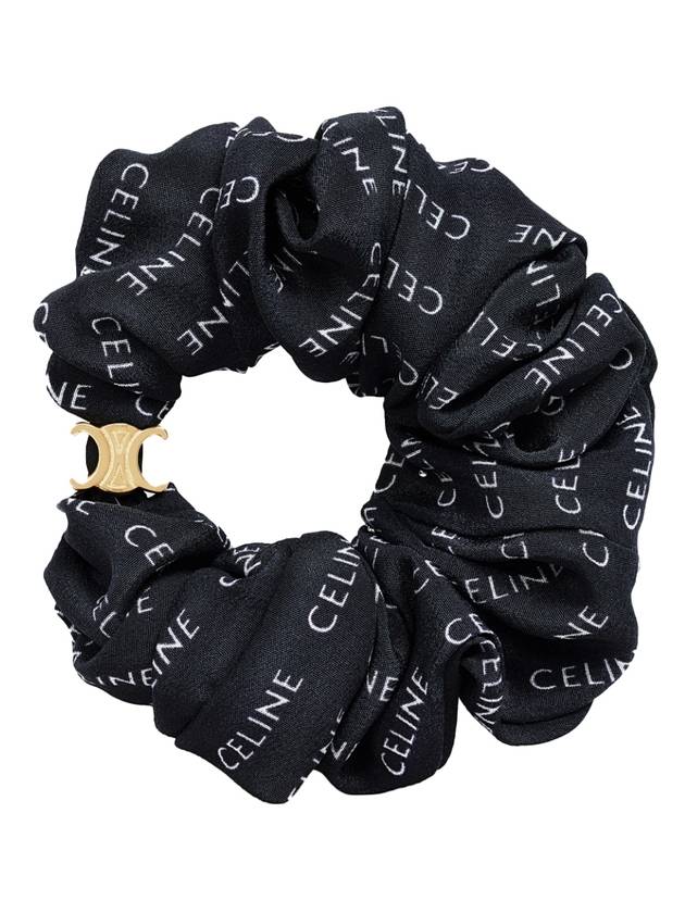 Rayure Bracelet Slik Scrunchy Gold Black - CELINE - BALAAN 1