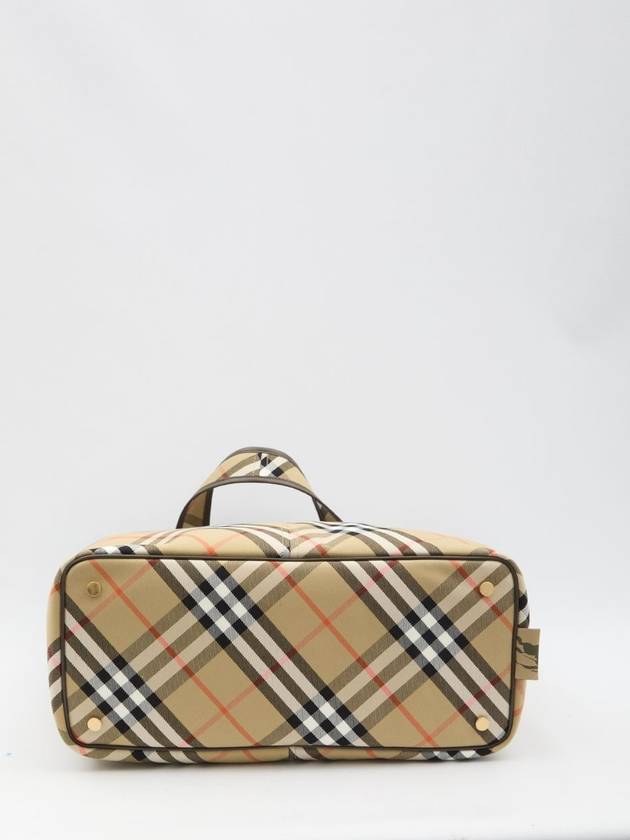 Check Medium Tote Bag Sand - BURBERRY - BALAAN 4