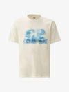 24/1 Jersey Artisanal Logo Short Sleeve T-Shirt White - CP COMPANY - BALAAN 3