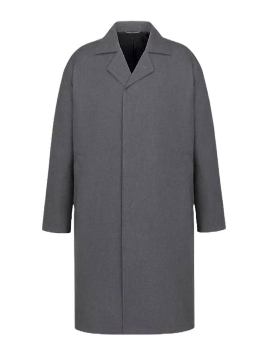 Rear Martingale Belt Single Coat Grey - DIOR - BALAAN 1