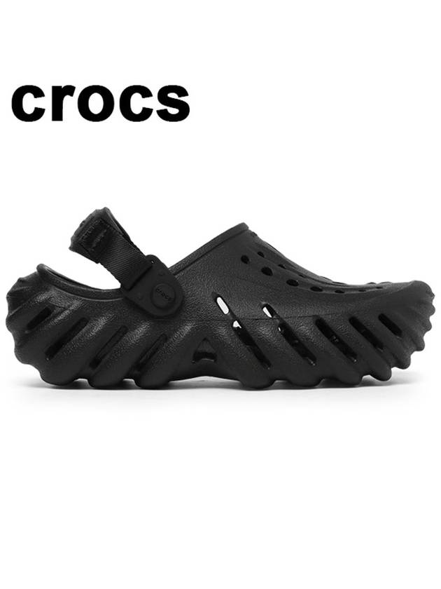 Sandals Eco K Clog Black 208190 001 - CROCS - BALAAN 1