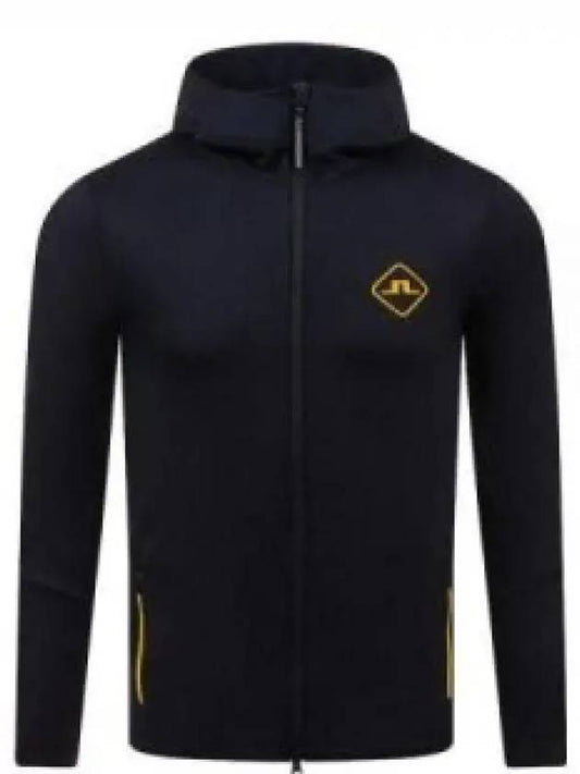 Aerial Hooded Zip-Up Jacket Black - J.LINDEBERG - BALAAN 2