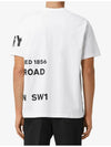 Men's Horseferry Logo Overfit Short Sleeve T-Shirt White - BURBERRY - BALAAN 4