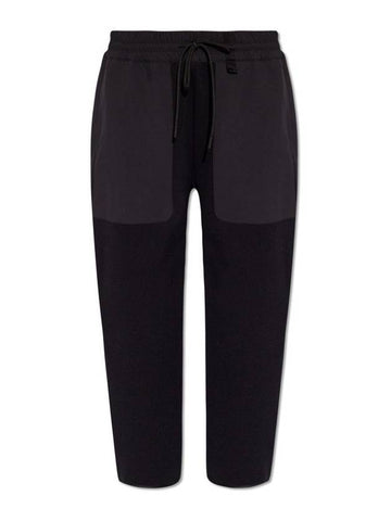 drawstring panel track pants black - MONCLER - BALAAN 1