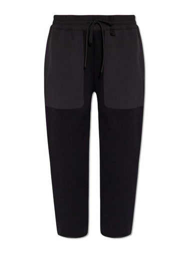 drawstring panel track pants black - MONCLER - BALAAN 1