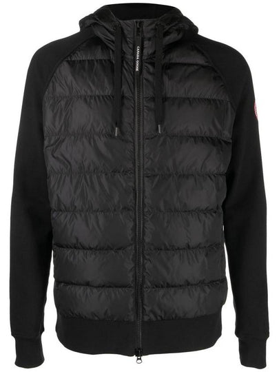 Hybridge Huron Down Zip-Up Hoodie Black - CANADA GOOSE - BALAAN 2