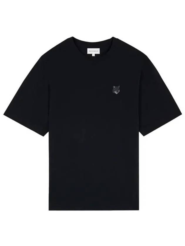 Bold Fox Head Patch Oversized Short Sleeve T-Shirt Black - MAISON KITSUNE - BALAAN 2