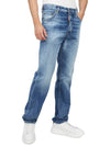 Denim Straight Jeans Blue - DSQUARED2 - BALAAN 5