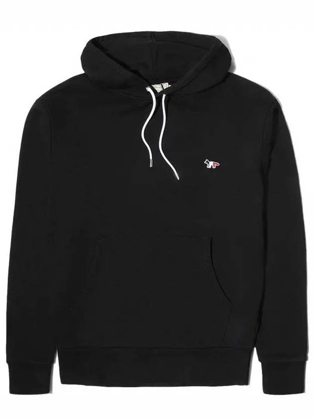 Tricolor Fox Patch Classic Hoodie Black - MAISON KITSUNE - BALAAN 10