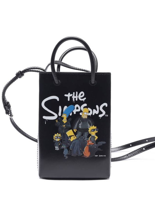 Simpson Small Tote Bag Black - BALENCIAGA - BALAAN 2