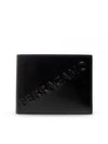 Logo Leather Half Wallet Black - SALVATORE FERRAGAMO - BALAAN 2