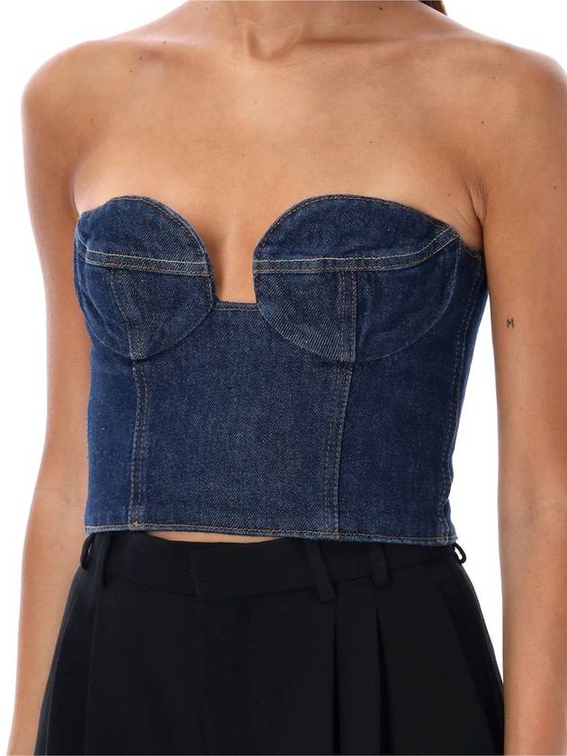 Magda Butrym Bustier Denim Top - MAGDA BUTRYM - BALAAN 3