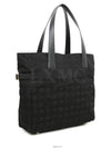 Vintage New Travel Line Shoulder Bag Nylon Black Shopper - CHANEL - BALAAN 4