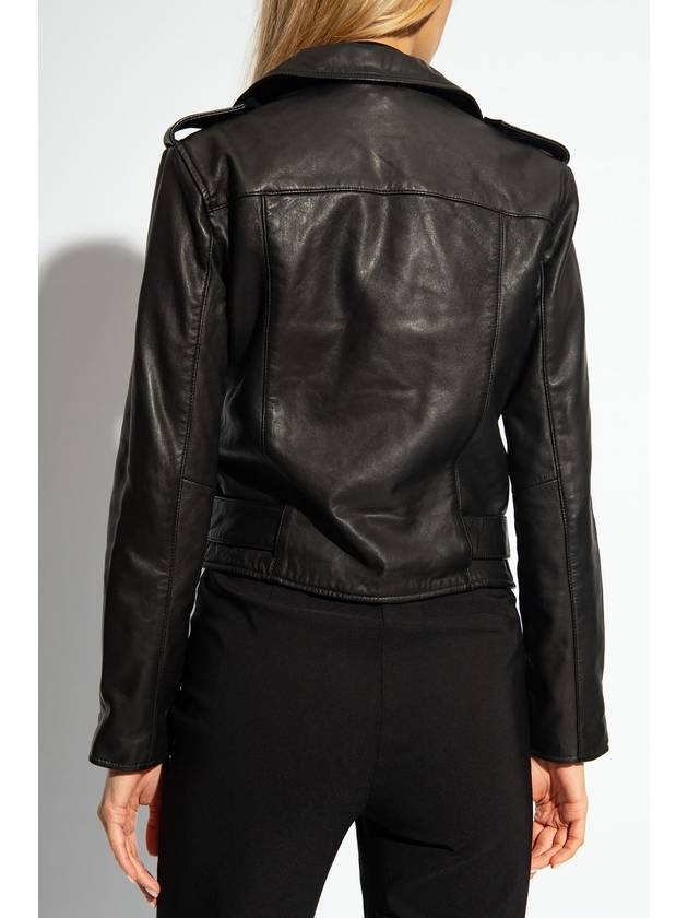 AllSaints ‘Balfern’ Leather Jacket, Women's, Black - ALLSAINTS - BALAAN 4