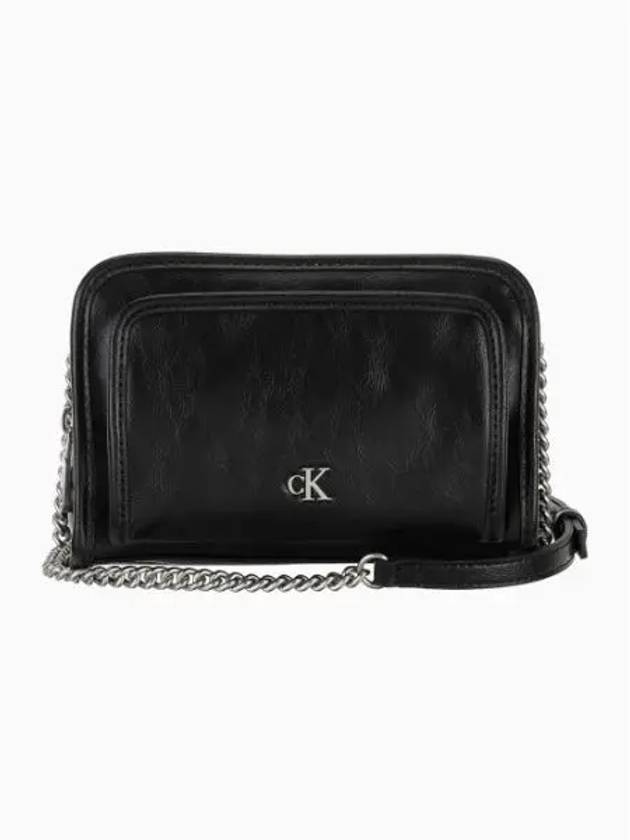 JEANS Women s CKJ Utility Metal Logo Camera Bag 4K0005G UB1 - CALVIN KLEIN - BALAAN 1