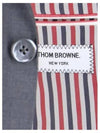 Plain Weave Suiting 4 Bar Classic Sport Jacket Dark Grey - THOM BROWNE - BALAAN 6