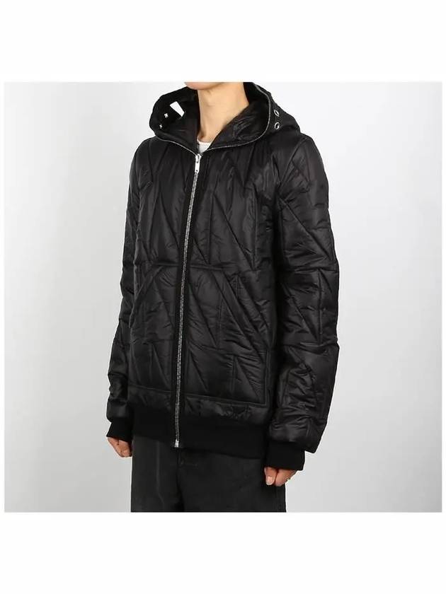 Gimp Quilted Jacket Black - RICK OWENS - BALAAN 3