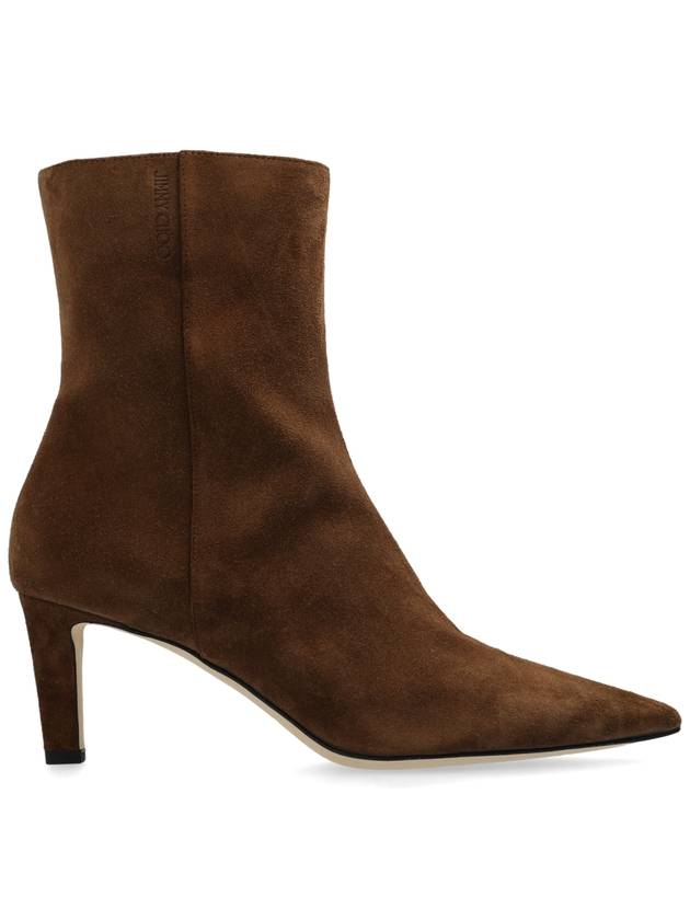 Jimmy Choo Heeled Ankle Boots Alizze, Women's, Brown - JIMMY CHOO - BALAAN 1