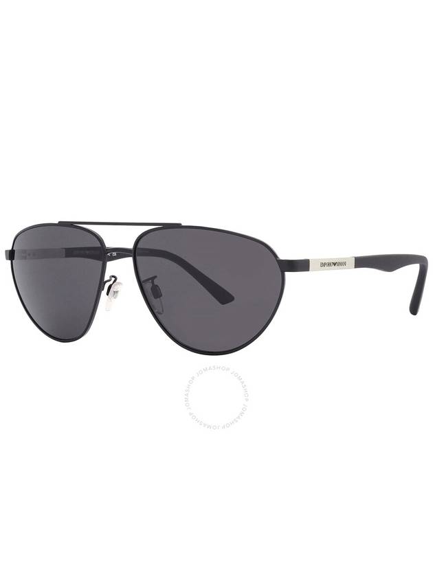 Emporio Armani Gray Pilot Men's Sunglasses EA2125 300187 60 - EMPORIO ARMANI - BALAAN 2