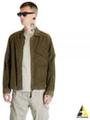 Chrome R Overshirt Zip-up Jacket Green - CP COMPANY - BALAAN 2