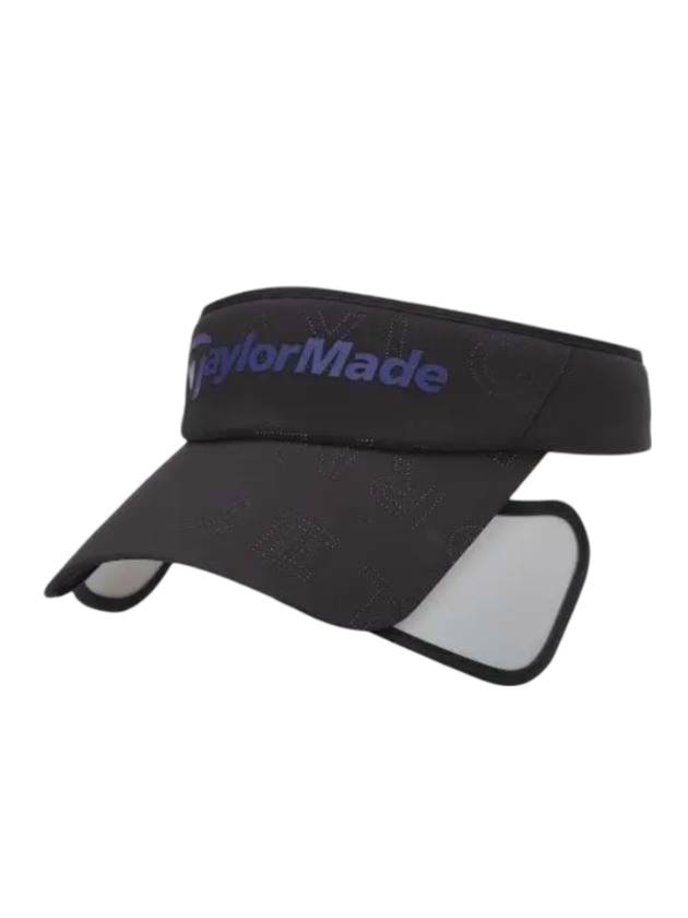 Men's Full Punching UV Visor Black - TAYLORMADE - BALAAN 1