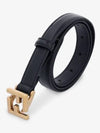 FF Logo Buckle Belt Black Gold - FENDI - BALAAN 2