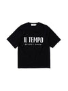 Regular fit big logo t-shirt black - IL TEMPO SELECT SHOP - BALAAN 2