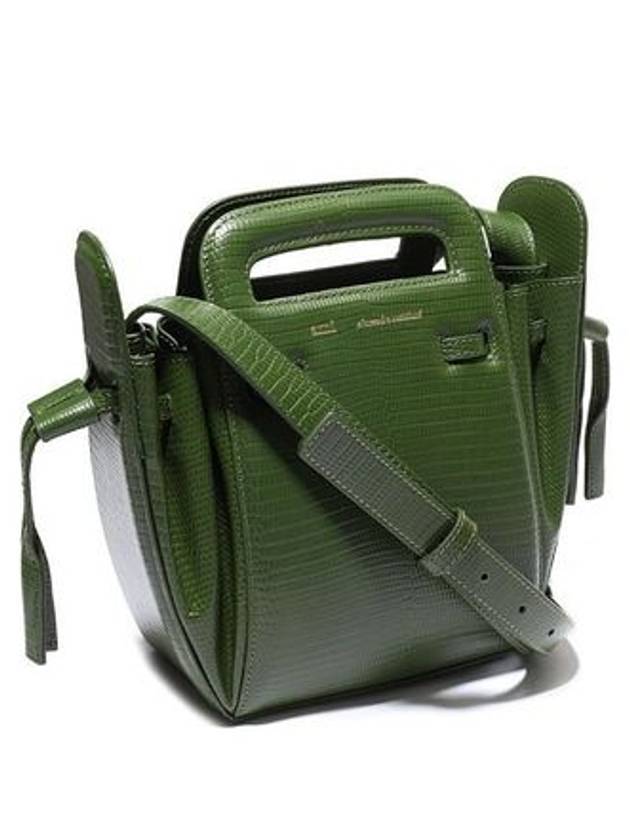 Bucket Accordion Cross Bag Green - AMI - BALAAN 1