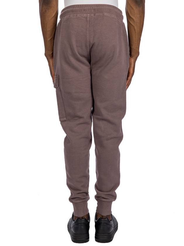 Brushed Emerized Diagonal Fleece Cargo Track Pants Purple - CP COMPANY - BALAAN 3