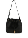 Paris 7 Medium Soft Leather Shoulder Bag Black - SAINT LAURENT - BALAAN 2