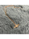 Mini Bas Relief Pendant Necklace Rose Gold - VIVIENNE WESTWOOD - BALAAN 2