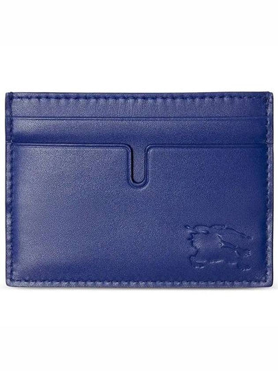 EKD Leather Card Wallet Blue - BURBERRY - BALAAN 2