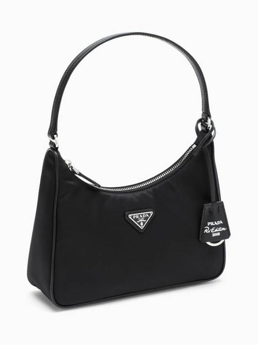 Tesuto Re Edition Saffiano Trim Hobo Bag 1NE204 - PRADA - BALAAN 2