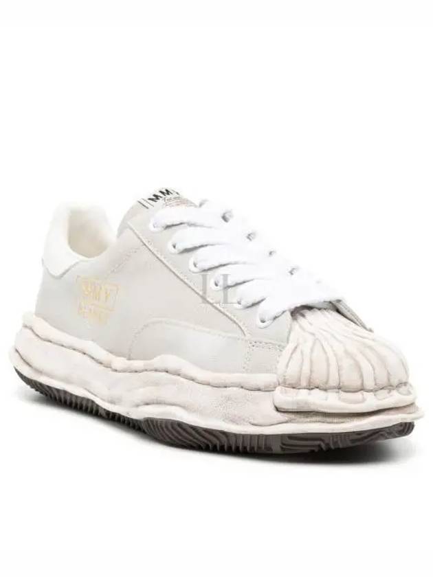 24 A12FW720 White Blake Y OG Sole Leather Low Top Sneakers - MIHARA YASUHIRO - BALAAN 1