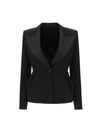 Breasted Wool Jacket Black - MAX MARA - BALAAN 1