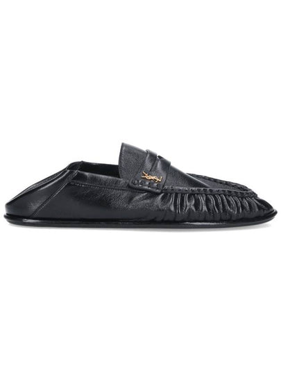 Saint Laurent  Flat shoes Black - SAINT LAURENT - BALAAN 2