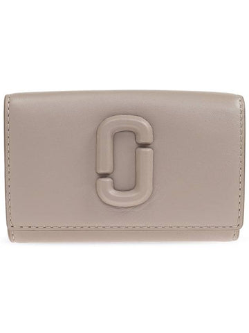 Marc Jacobs Wallet The Marc Mini, Women's, Grey - MARC JACOBS - BALAAN 1