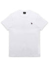 Zebra Logo Cotton Short Sleeve T-Shirt White - PAUL SMITH - BALAAN 2