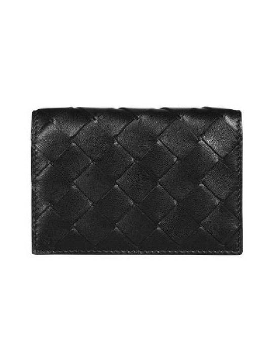 Intreccio Card Case Black - BOTTEGA VENETA - BALAAN 2