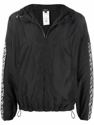 Greca Running Windbreaker Black - VERSACE - BALAAN 1