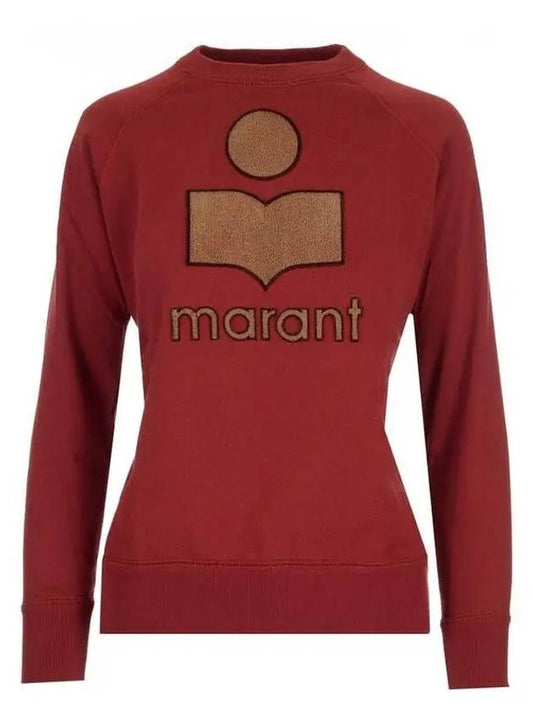 Milly Big Logo Print Sweatshirt Red - ISABEL MARANT - BALAAN 2