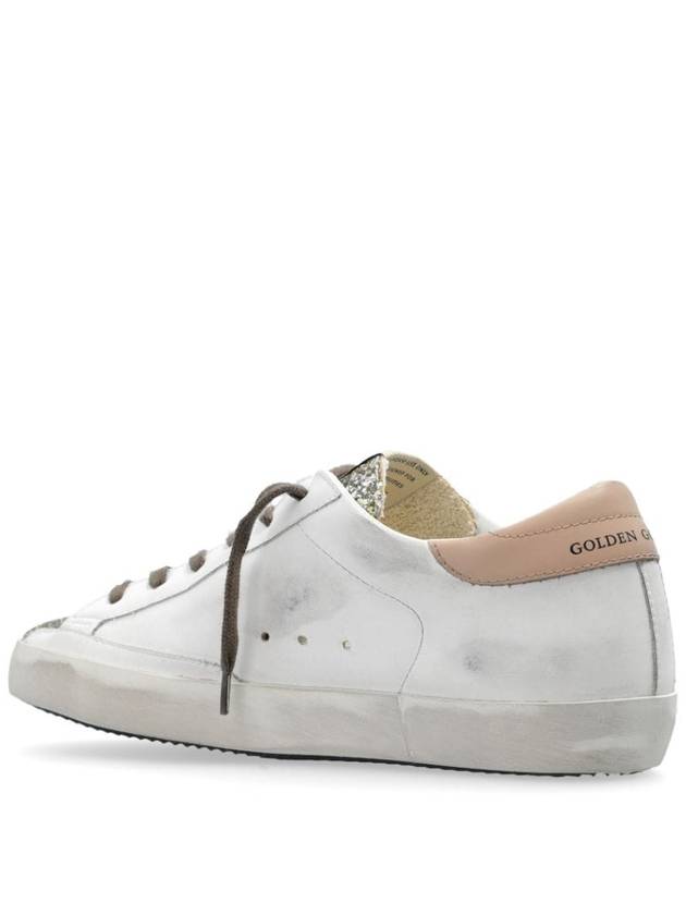 Platinum Glitter Toe Leather Low Top Sneakers White - GOLDEN GOOSE - BALAAN 4