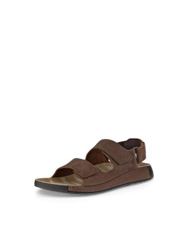 Cozmo Leather Sandals Brown - ECCO - BALAAN 3