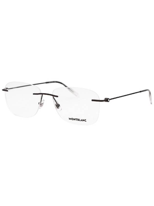 Square Eyeglasses Silver - MONTBLANC - BALAAN 2