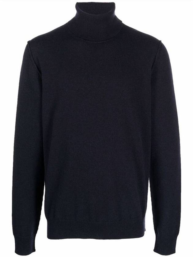 Signature Stitch Cashmere Turtleneck Navy - MAISON MARGIELA - BALAAN 2