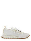 Women's Monilli Knit Low Top Sneakers White - BRUNELLO CUCINELLI - BALAAN 2